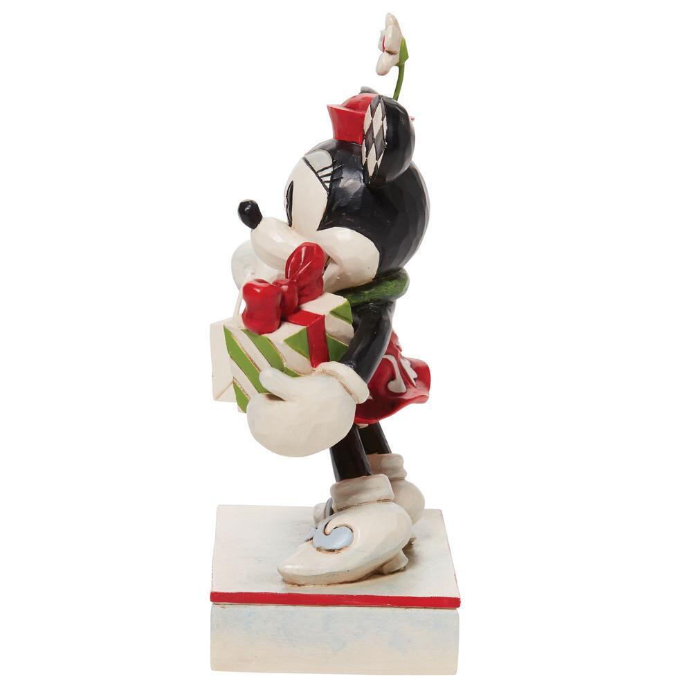 DISNEY TRADITIONS<BR> Minnie With Bag & Gift <br> "Holiday Glamour"