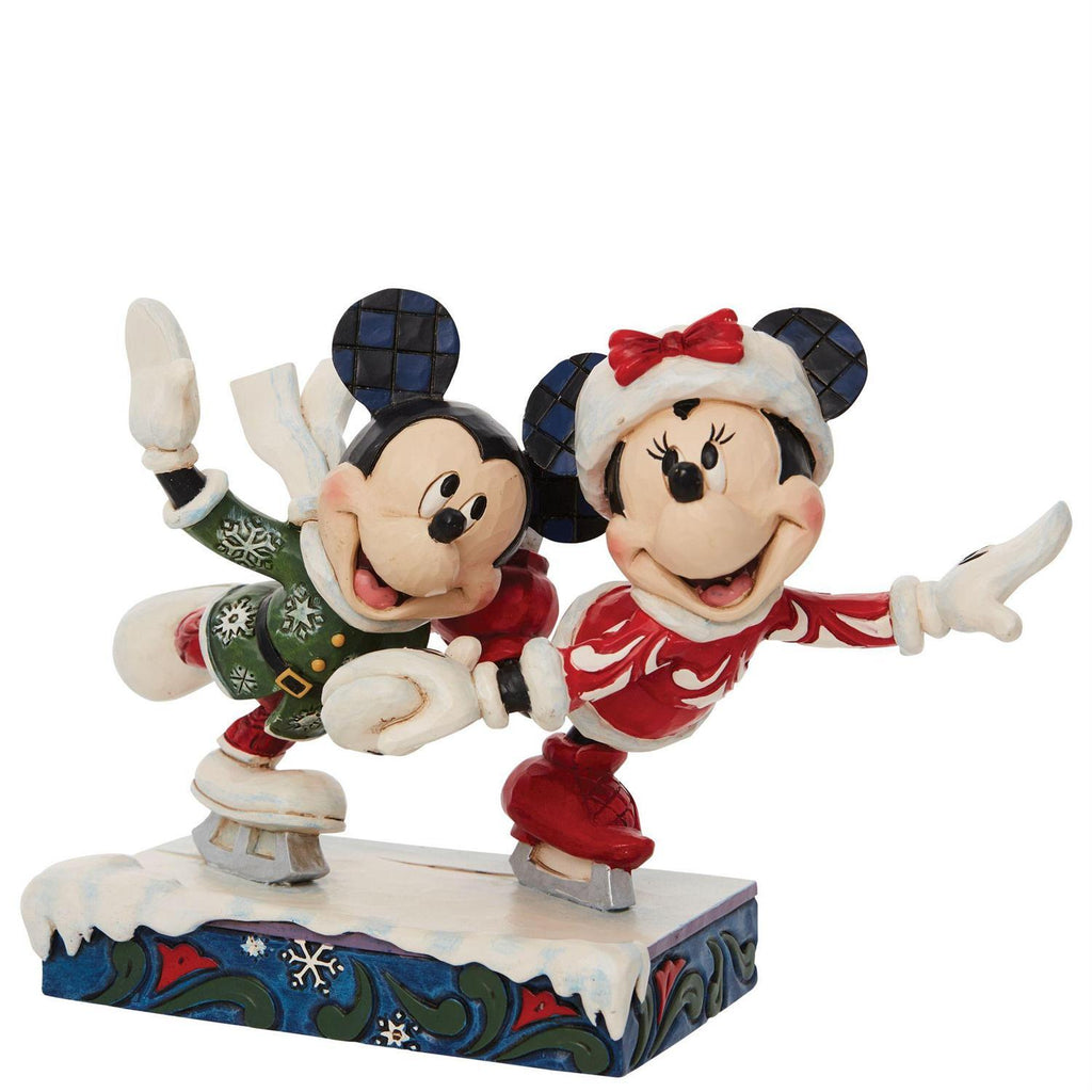 DISNEY TRADITIONS<BR> Minnie & Mickey Ice Skating