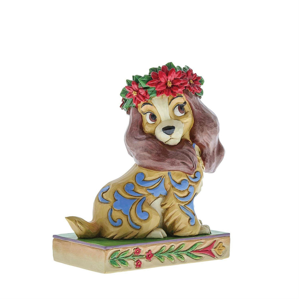 DISNEY TRADITIONS <BR> Lady Christmas Personality Pose (11cm)