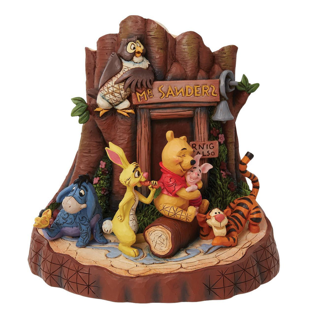 Disney Traditions <br> Pooh Carved by Heart <br> Hundred Acre Pals