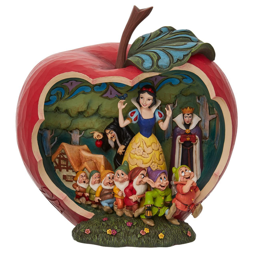 Disney Traditions <br> Snow White Apple Scene (20cm) <br> "A Wishing Apple"