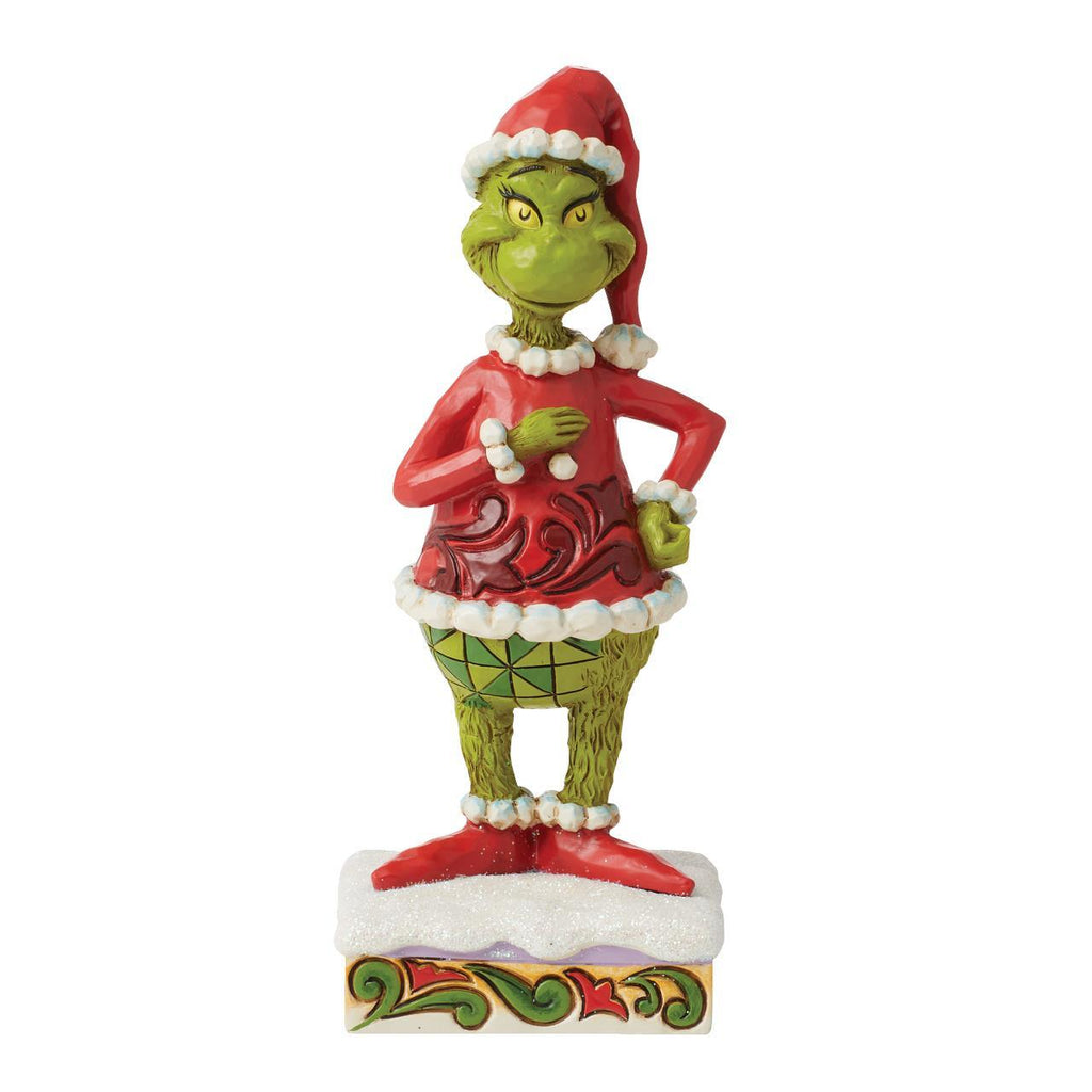 Grinch by Jim Shore <br> 6.5" Happy Grinch Personality Pose