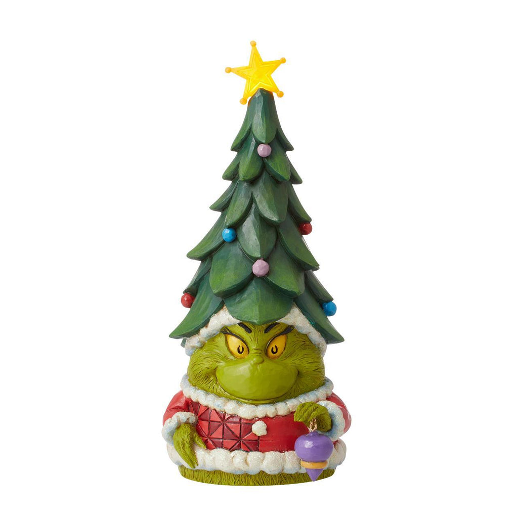 Grinch by Jim Shore <br> Grinch Gnome With Tree Hat (25cm)