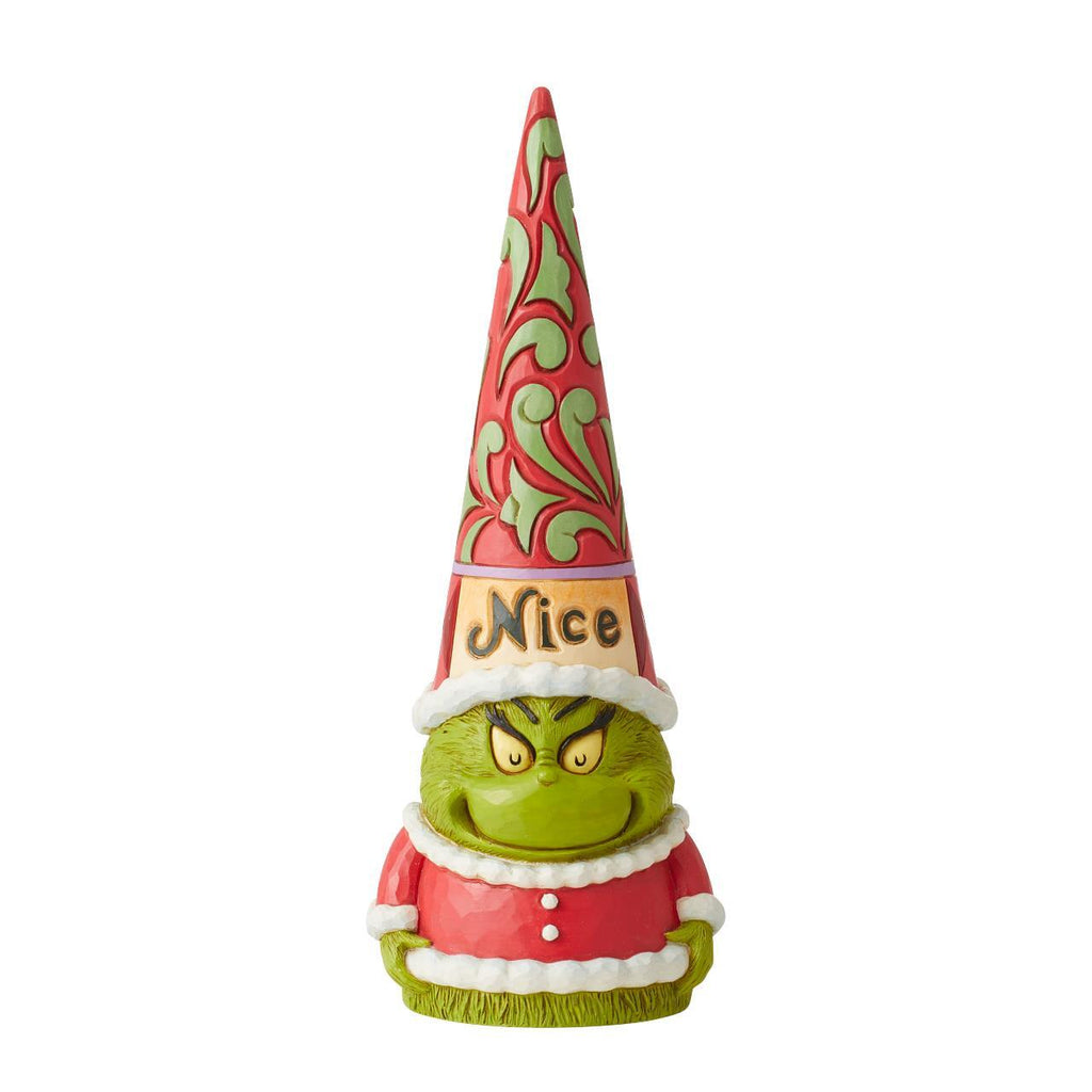 Grinch by Jim Shore <br> 8.2" Naughty/Nice Grinch Gnome