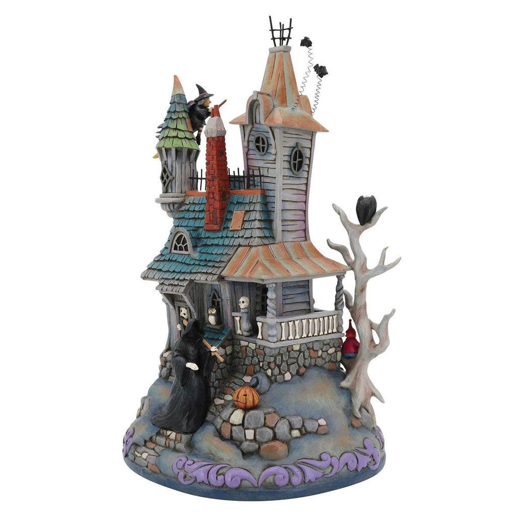Heartwood Creek <br> LED Musical Haunted House Masterpiece (30cm) <br> "Welcome are The Wicked"