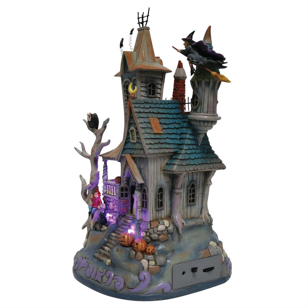 Heartwood Creek <br> LED Musical Haunted House Masterpiece (30cm) <br> "Welcome are The Wicked"