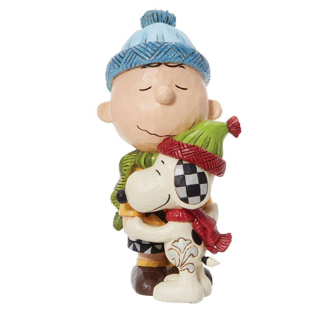 Peanuts by Jim Shore <br> Snoopy & Charlie Hugging