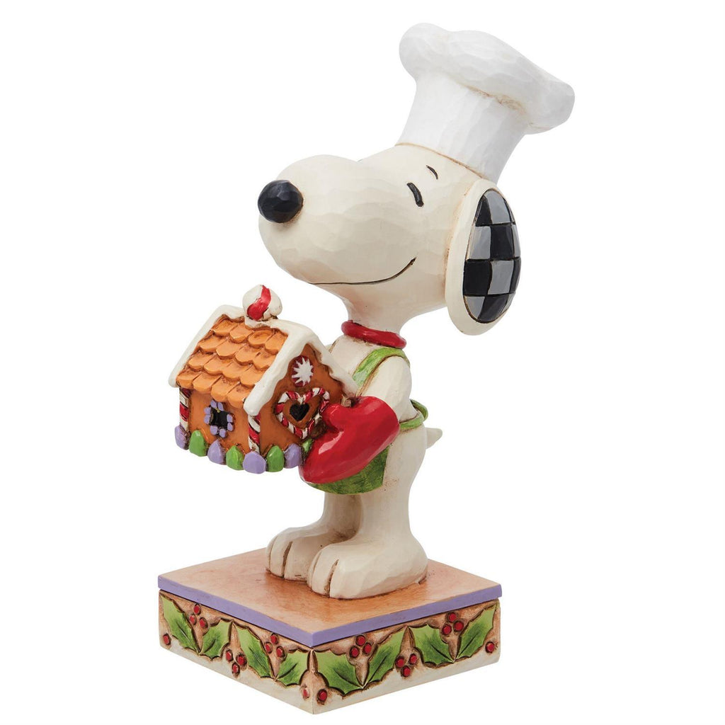 Peanuts by Jim Shore <br> Snoopy with Gingerbread House