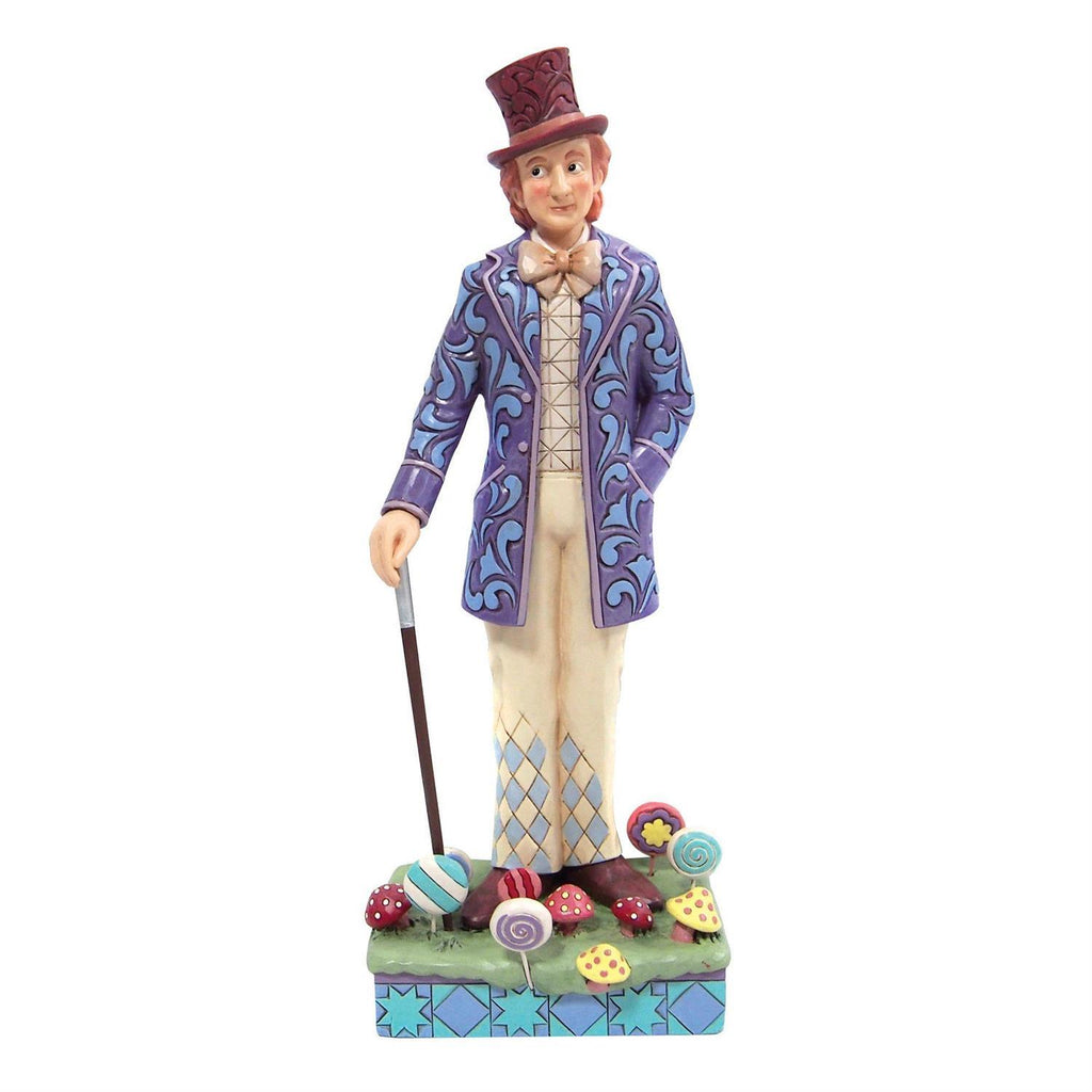 Willy Wonka by Jim Shore <br> Willy Wonka with Cane (27cm)