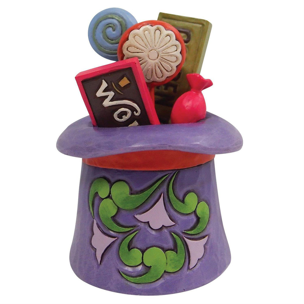 Willy Wonka by Jim Shore <br> Mini Willy Wonka Hat (9cm)