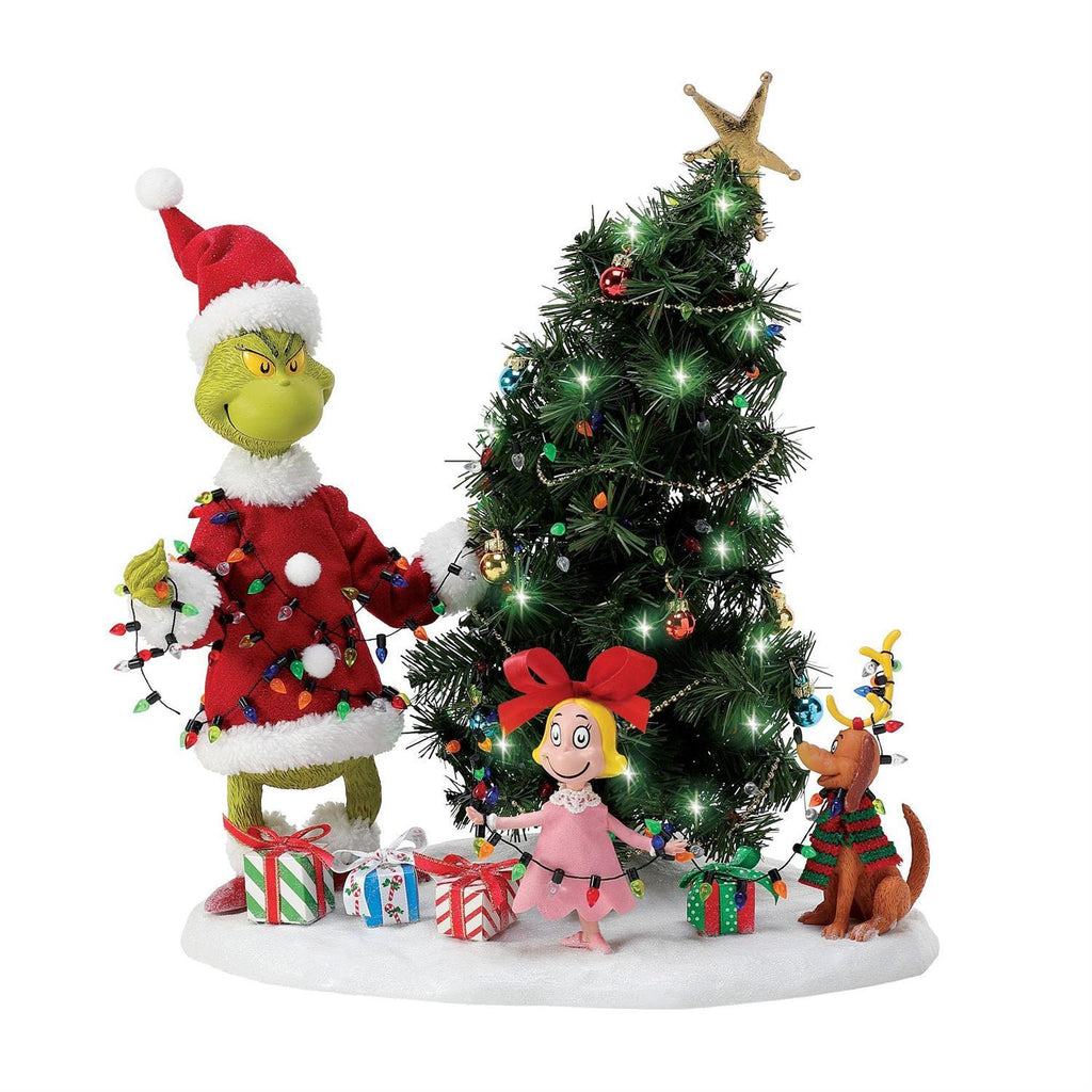 PRE-ORDER 2024 <br> Department 56 Grinch <br> Who-Ville Tree Trimming Party (35cm)