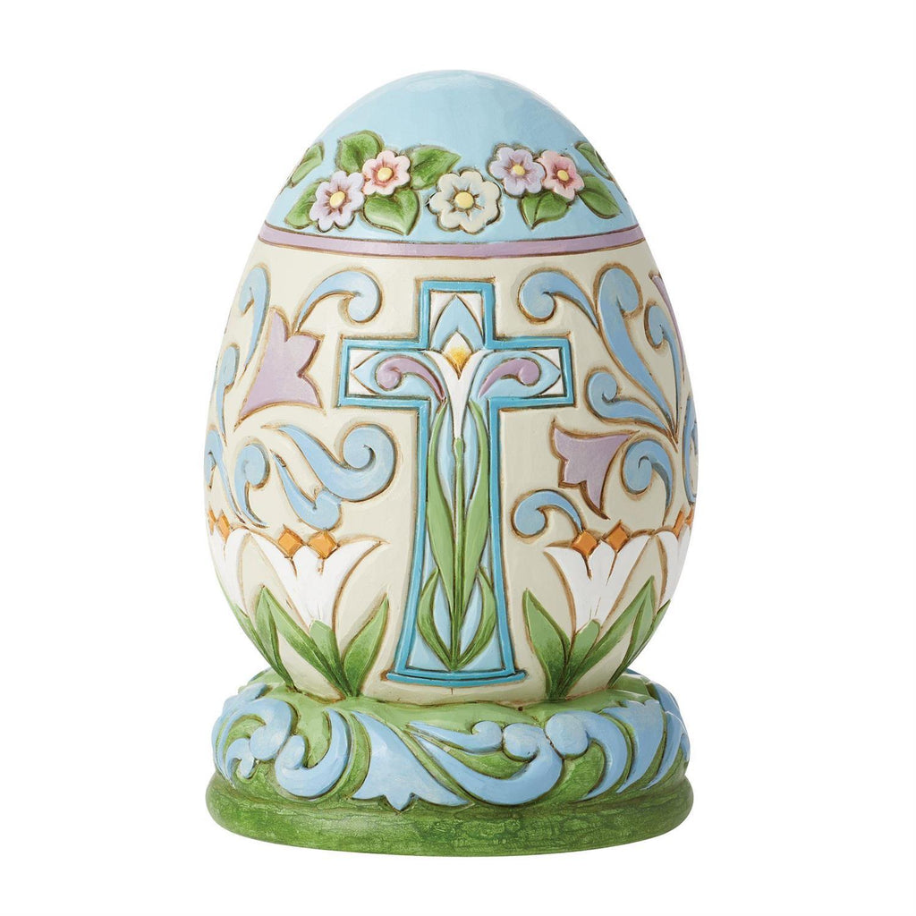 Heartwood Creek <br> Easter Egg (12.5cm) <br> "He is Risen"