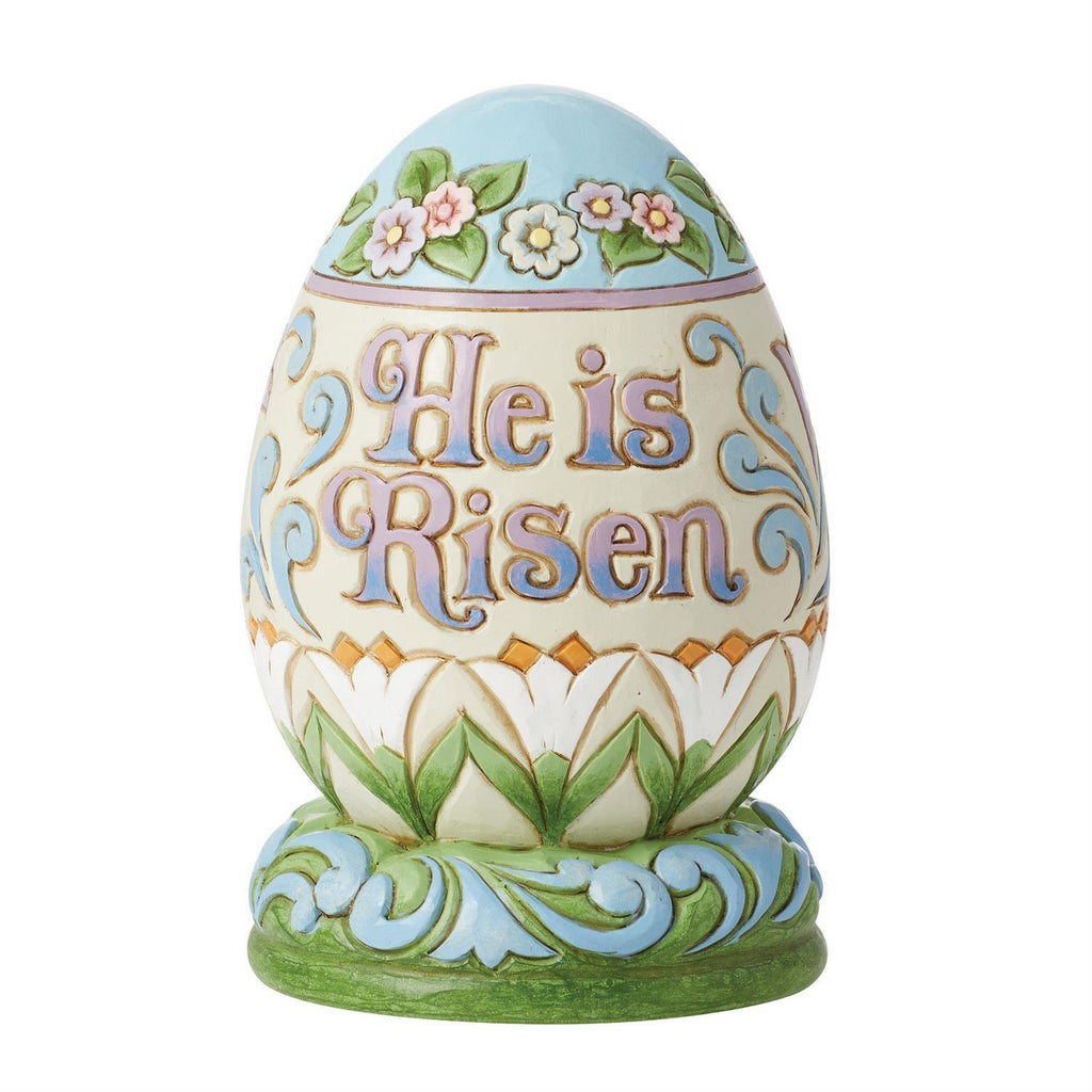 NEW 2024 <br> Heartwood Creek <br> Easter Egg (12.5cm) <br> "He is Risen"