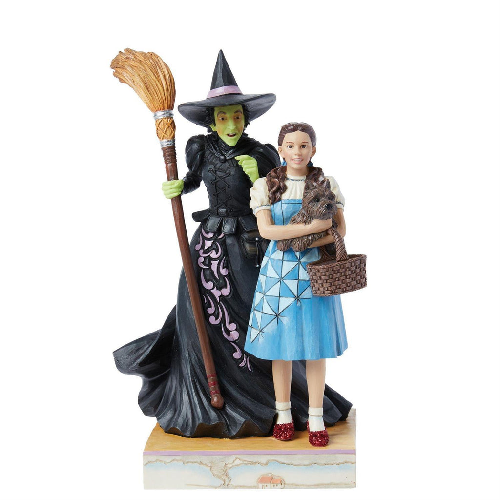 PRE-ORDER 2024 <br> Wizard of Oz by Jim Shore <br> Dorothy & The Wicked Witch (22cm) <br> "I'll Get You My Pretty" - $159.95