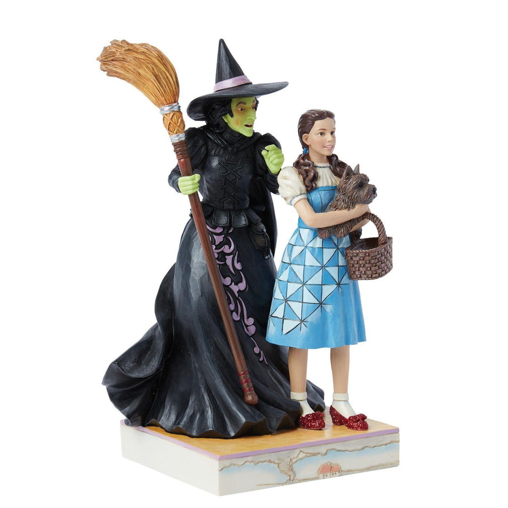 PRE-ORDER 2024 <br> Wizard of Oz by Jim Shore <br> Dorothy & The Wicked Witch (22cm) <br> "I'll Get You My Pretty" - $159.95