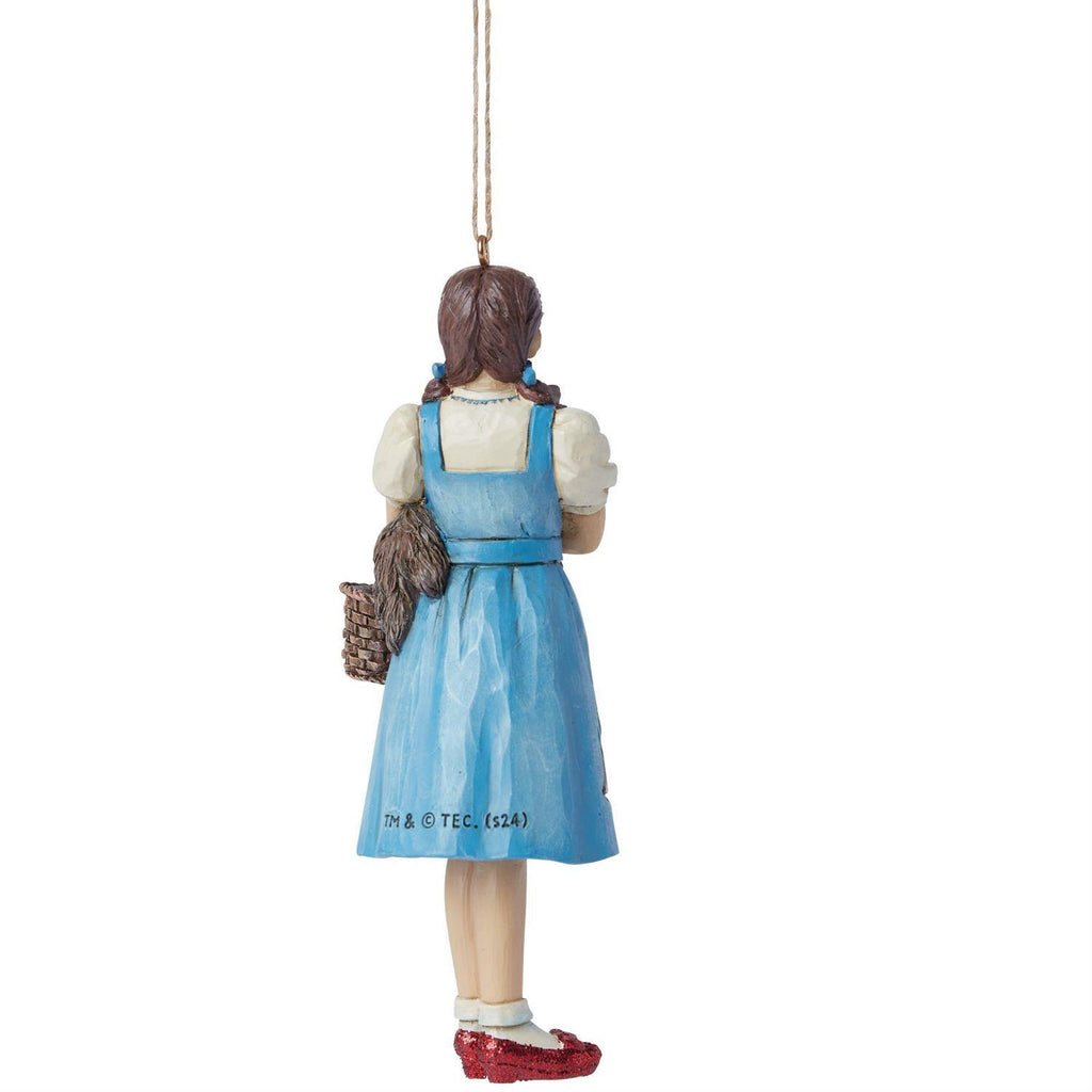 PRE-ORDER 2024 <br> Wizard of Oz by Jim Shore <br> Hanging Ornament <br> Dorothy & Toto (12cm) - $54.95