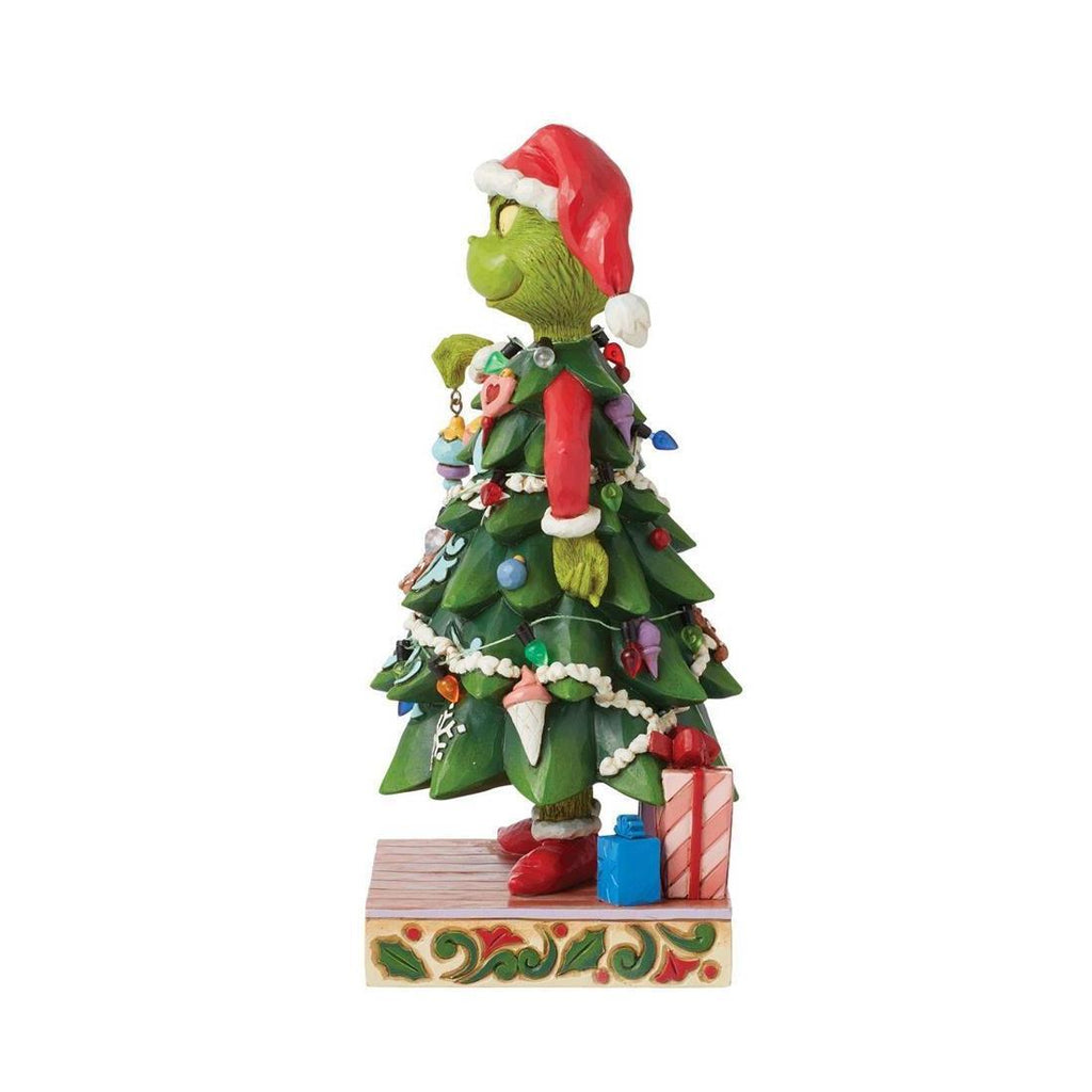PRE-ORDER 2024 <br> Grinch by Jim Shore <br> Grinch Dressed As Tree (21cm)