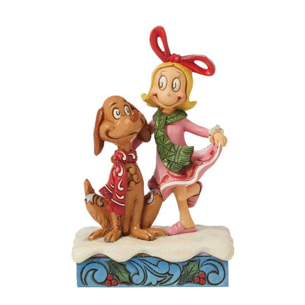 PRE-ORDER 2024 <br> Grinch by Jim Shore <br> Cindy and Max (14cm)