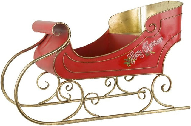 SALE - 10% OFF <br> Mark Roberts <br> Santa's Sleigh Red