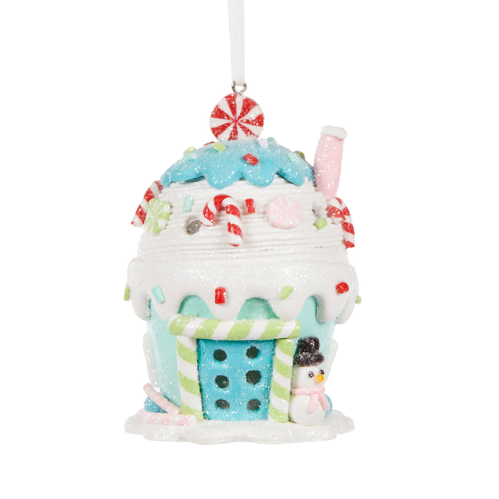Hanging Ornament - LED Candy Ice Cream House