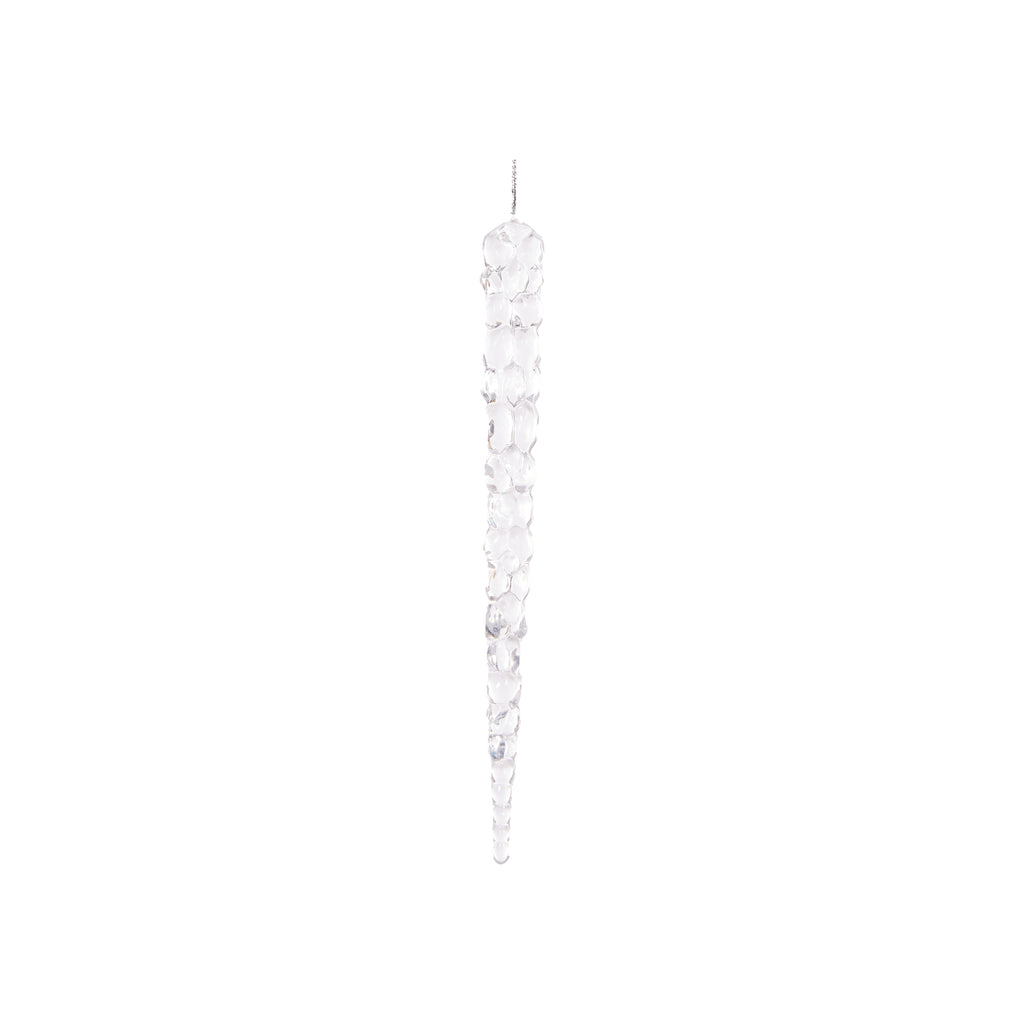 Hanging Ornament - Clear Icicles Hanging (Pack of 6)