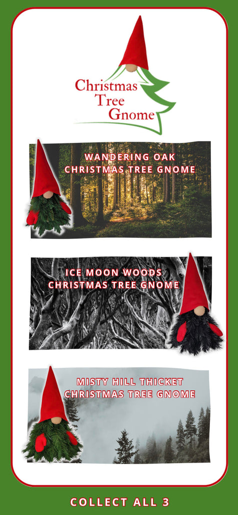 Christmas Tree Gnome <br> Ice Tree Woods Gnome