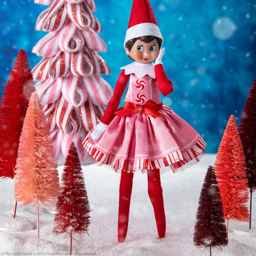 PRE-ORDER 2024 <br> Claus Couture Collection® <br> Pink Peppermint Party Dress