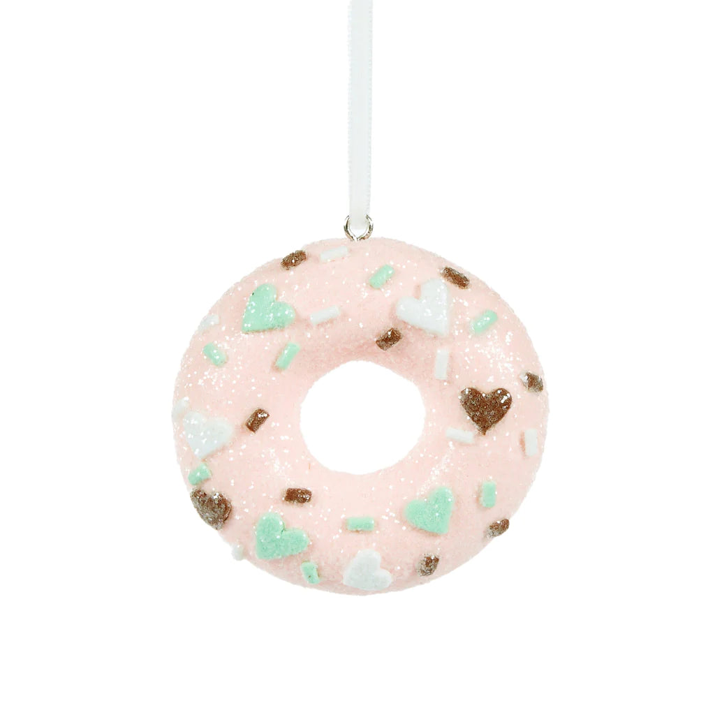 Hanging Ornament - Strawberry Doughnut Hanging