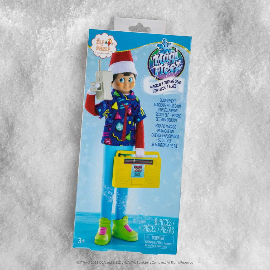 Elf on the Shelf 2023 <br> Claus Couture Collection® <br> MagiFreez® Retro Rad ’80s Gear