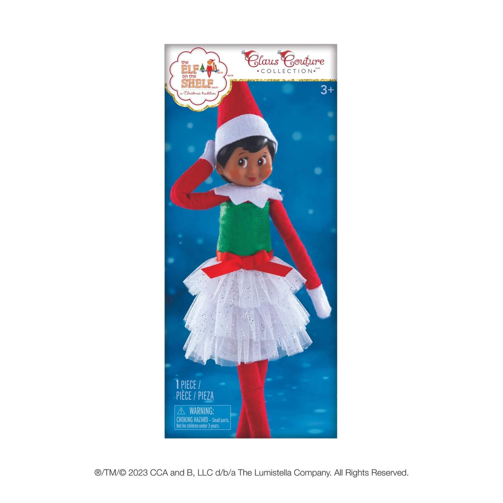 Elf on the Shelf 2023 <br> Claus Couture Collection® <br> Merry Mistletoe Party Dress