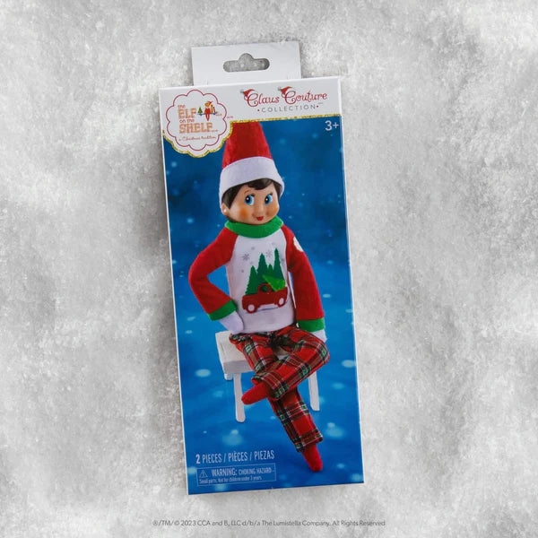 Elf on the Shelf 2023 <br> Claus Couture Collection® <br> Tree Farm Pjs