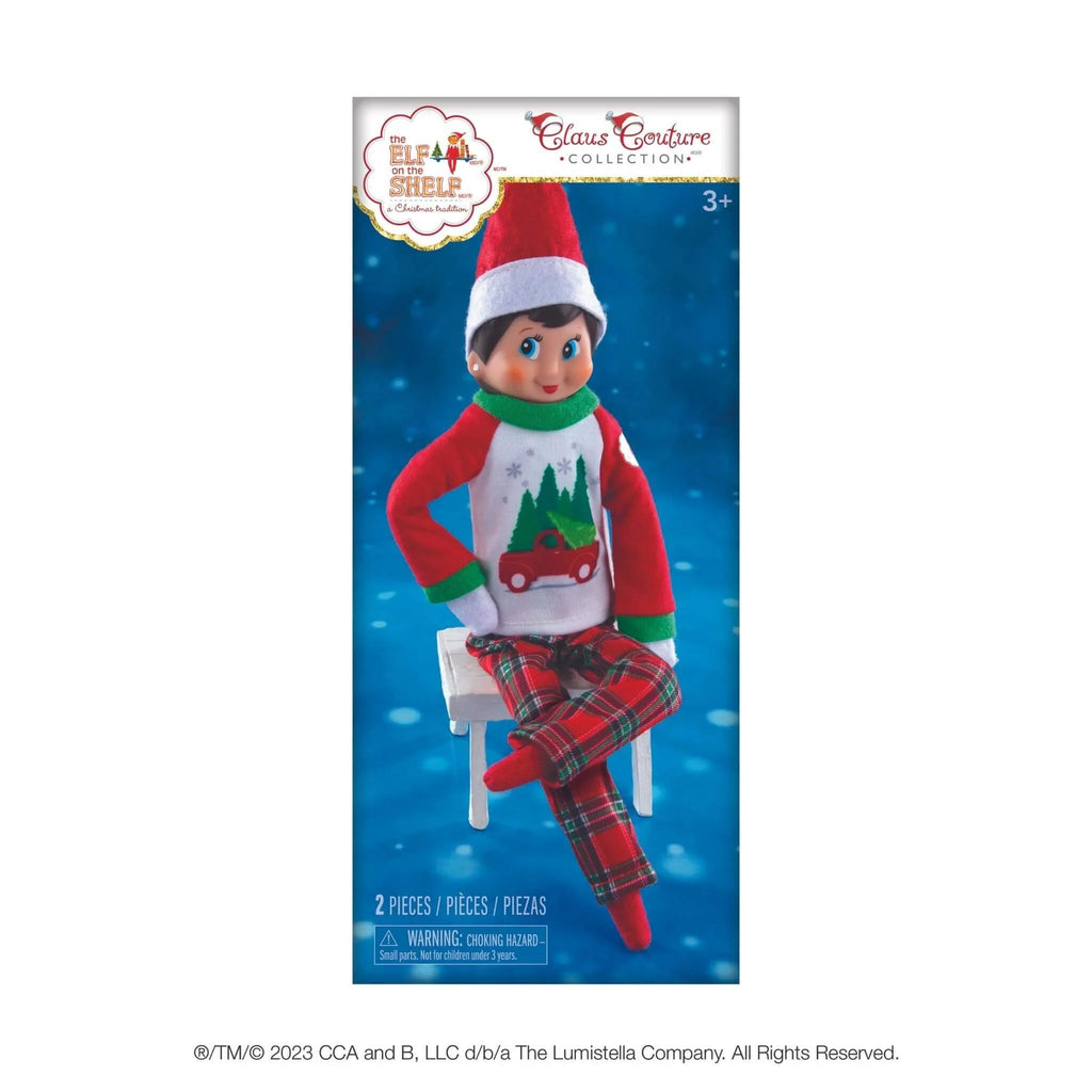 Elf on the Shelf 2023 <br> Claus Couture Collection® <br> Tree Farm Pjs