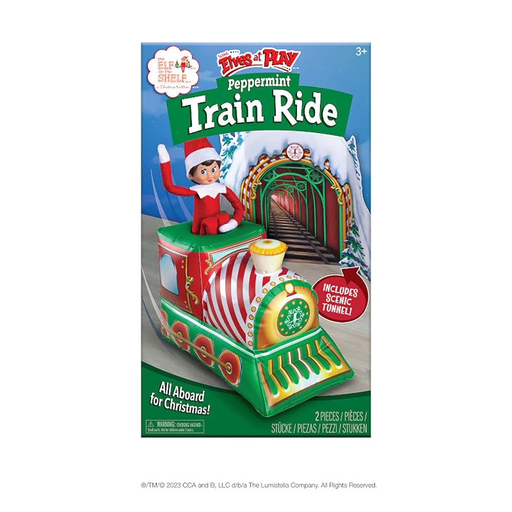 Elf on the Shelf 2023 <br> Scout Elves At Play® <br> Peppermint Train Ride