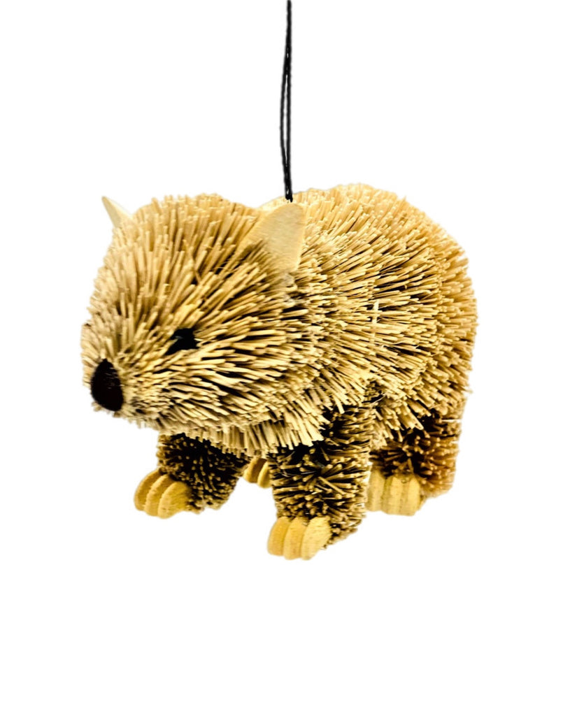 Bristlebrush Designs <br> Hanging Ornament <br> Wombat