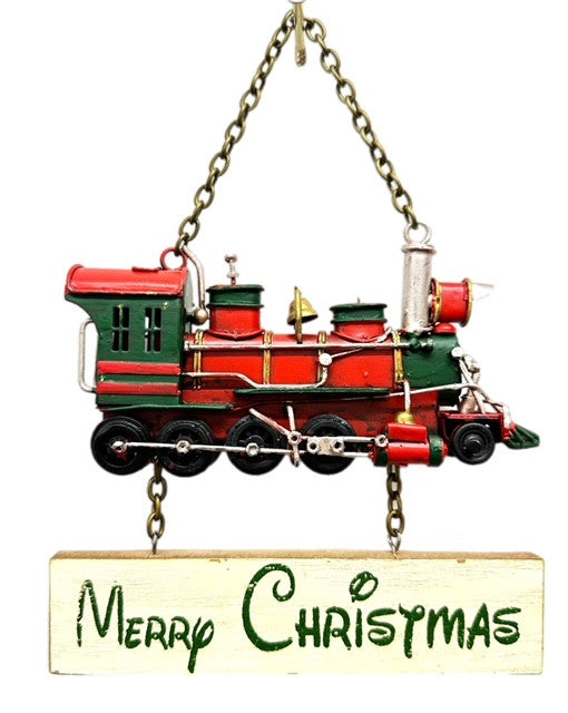 Bristlebrush Designs <br> Train Christmas Sign (Medium)