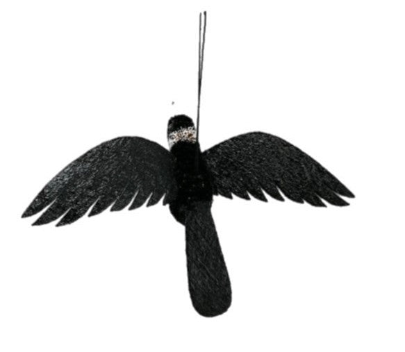 Bristlebrush Designs <br> Hanging Ornament <br> Magpie With Wings