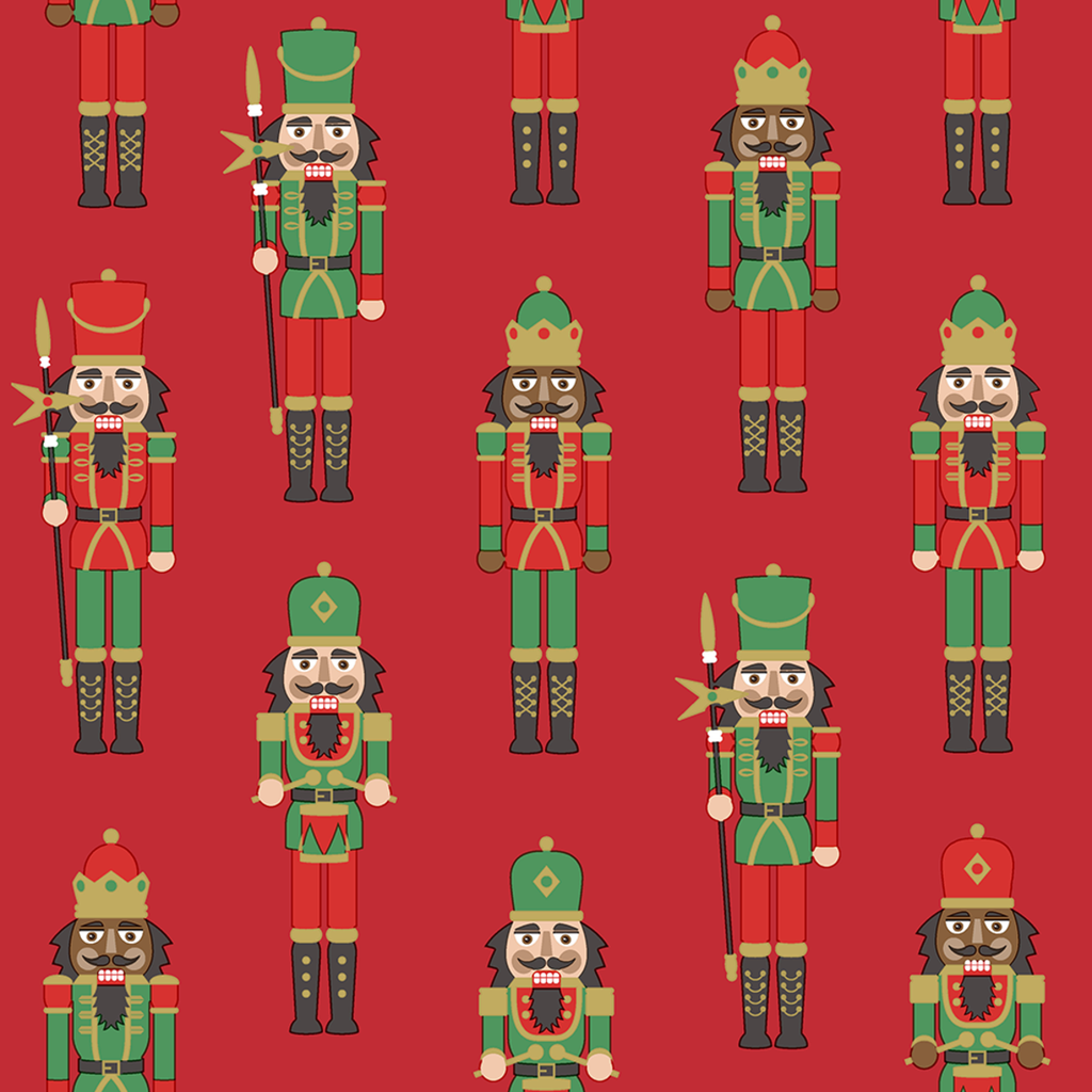 Luncheon Napkin - Nutcracker Red <br> (Pack of 20)