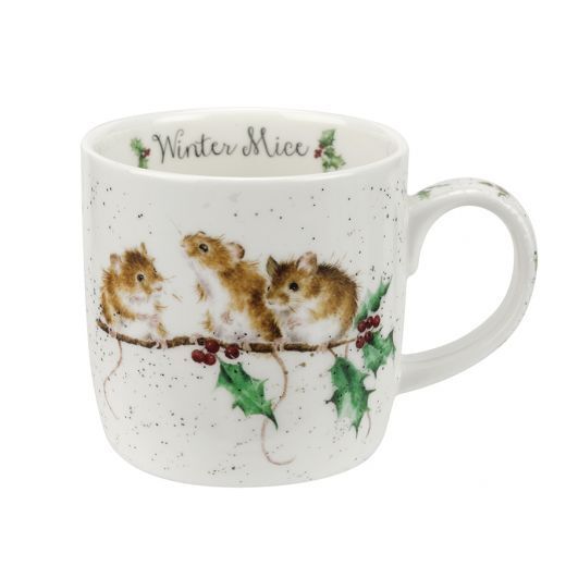 Royal Worcester <br> Wrendale Designs <br> Winter Mice Mug
