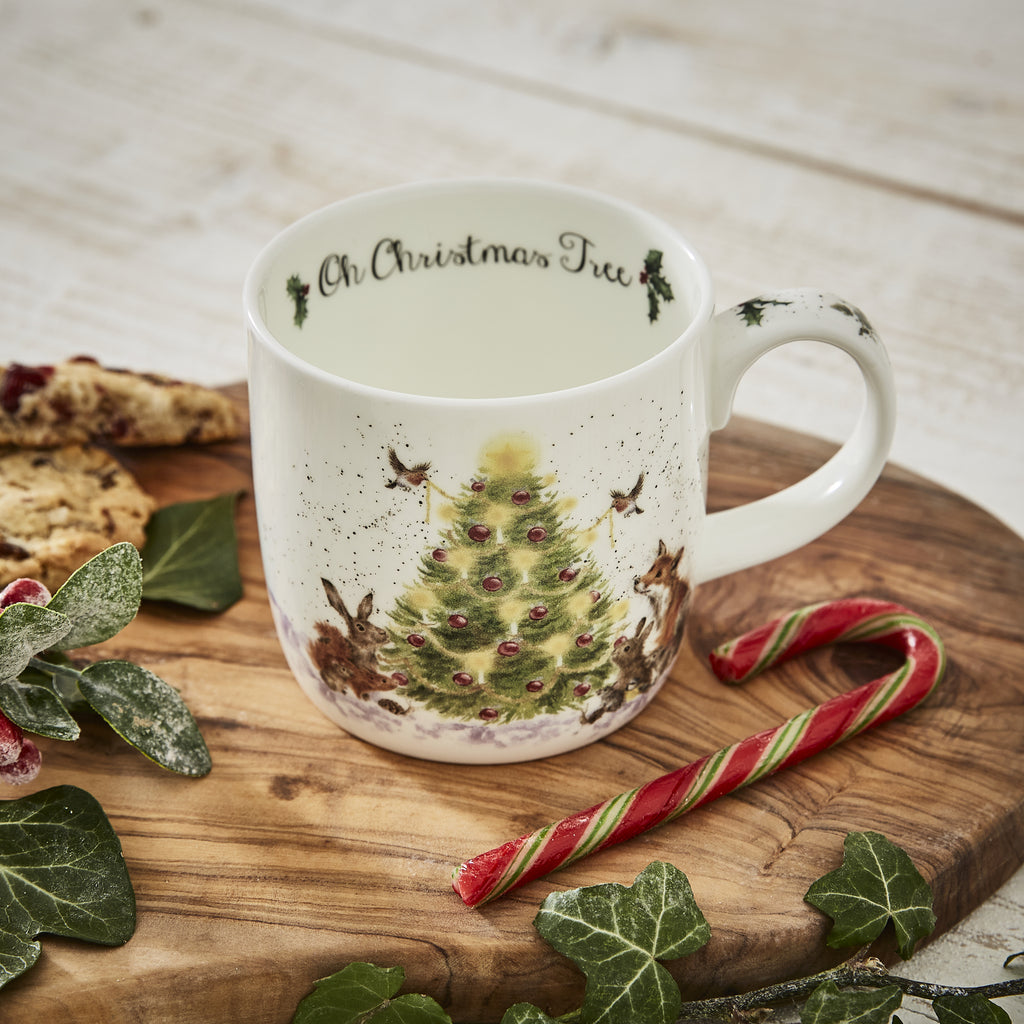 Royal Worcester <br> Wrendale Designs <br> Christmas Tree Mug
