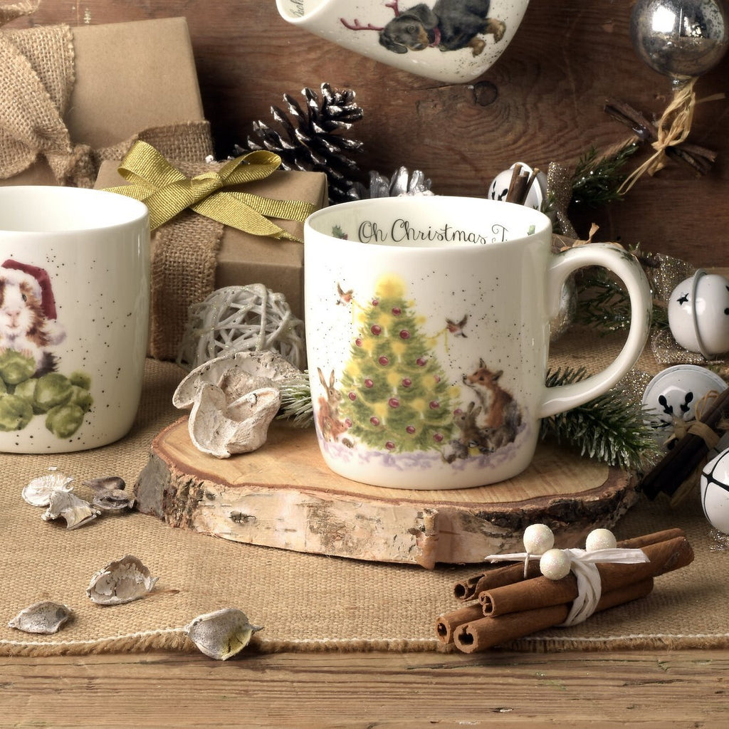 Royal Worcester <br> Wrendale Designs <br> Christmas Tree Mug