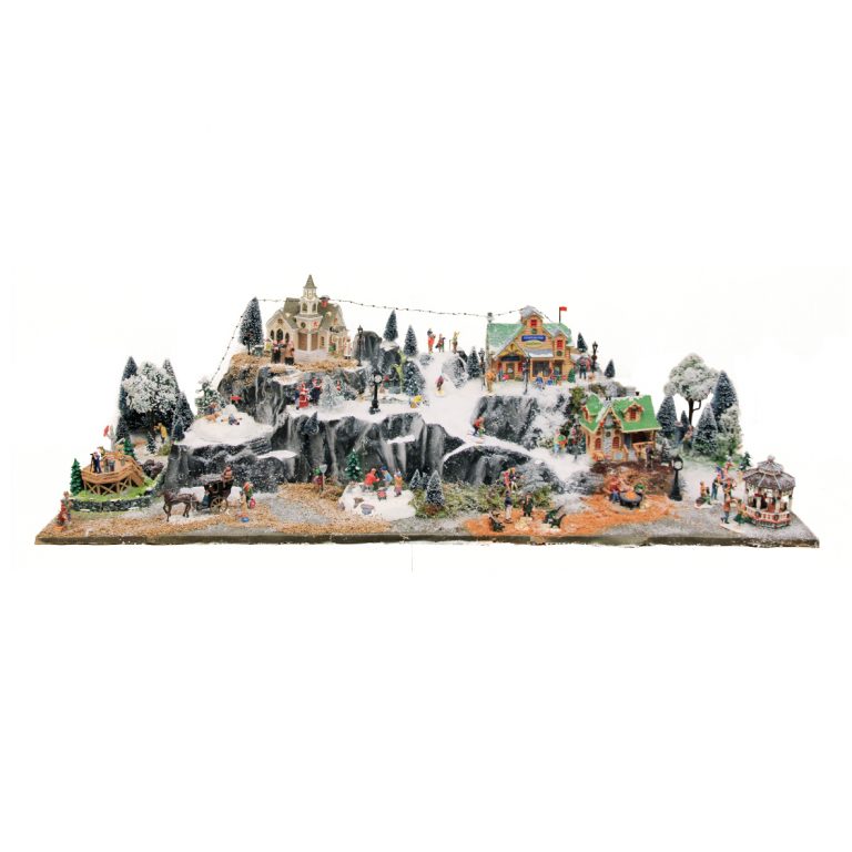 2024 PRE-ORDER <br> MY VILLAGE <br> Village Accessories <br> Large Christmas Village Mountain Base <br> PICK UP INSTORE ONLY