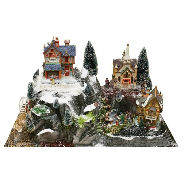 2024 PRE-ORDER <br> MY VILLAGE <br> Village Accessories <br> Christmas Village Mountain Base with Tunnel <br> PICK UP IN STORE ONLY