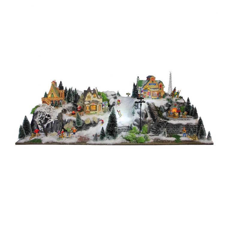 2024 PRE-ORDER <br> MY VILLAGE <br> Village Accessories <br> Large Christmas Village Mountain Base Olympic <br> PICK UP INSTORE ONLY