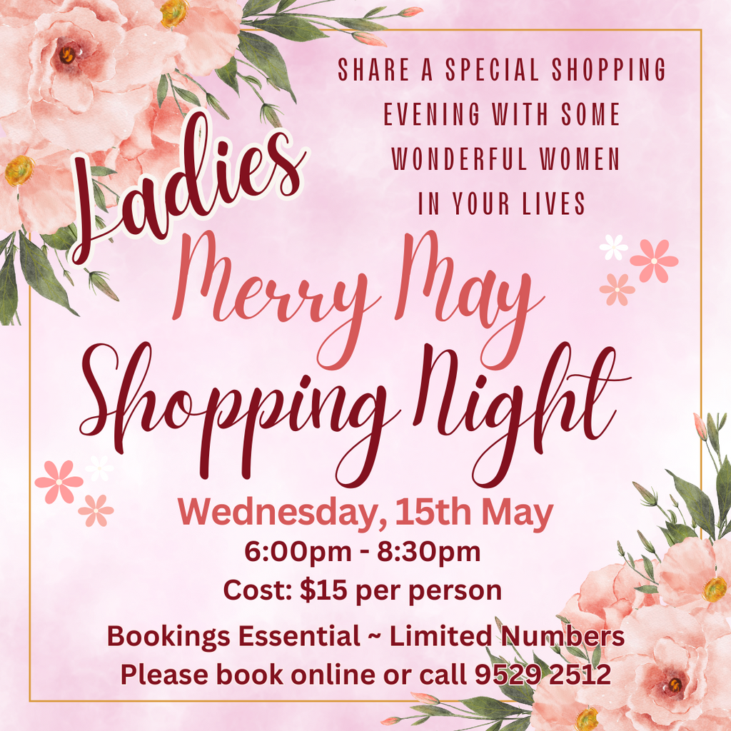Merry May Ladies Shopping Night (Wednesday 15th May)