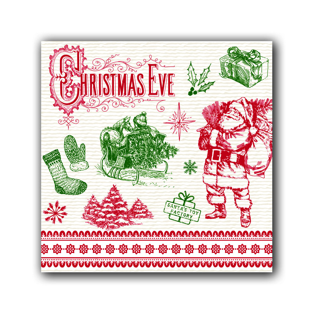 Michel Design Works <br> Luncheon Napkins <br> It's Christmastime (Pack of 20) hi