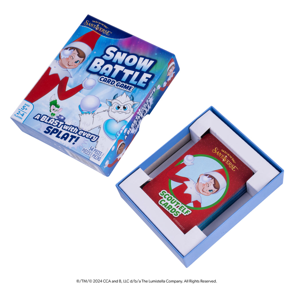 PRE-ORDER 2024 <br> Elf on the Shelf® <br> Santaverse® Snow Battle Card Game