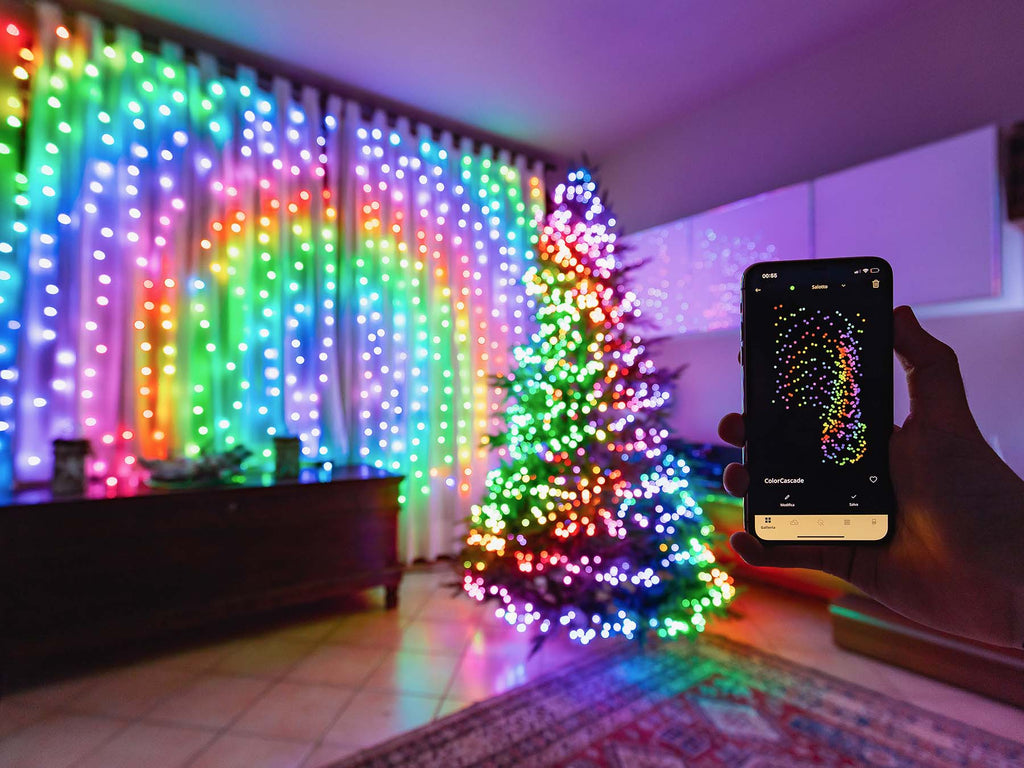 Twinkly <br> Curtain Special Edition <br> 210 LED RGB+W Lights