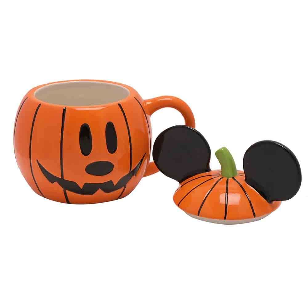 Disney Halloween <br> Mug with Lid <br> Mickey Pumpkin