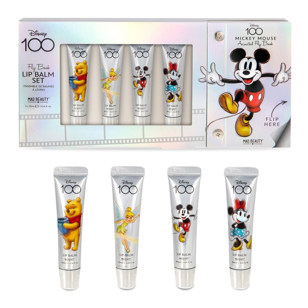 Mad Beauty <br> Disney 100 4pc Lip Balm Set
