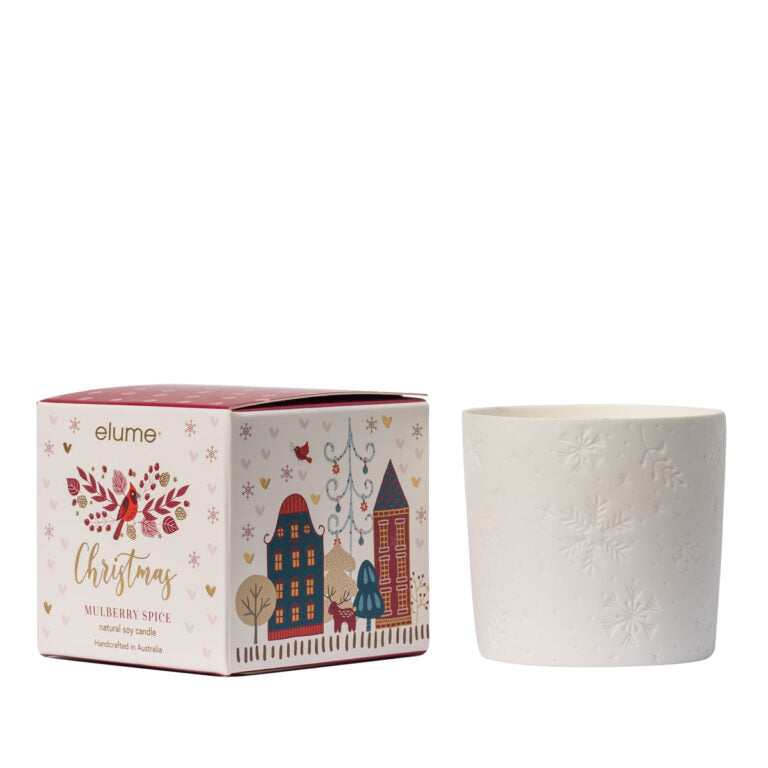 ELUME <br> Elegant Christmas Mulberry Spice Soy Candle